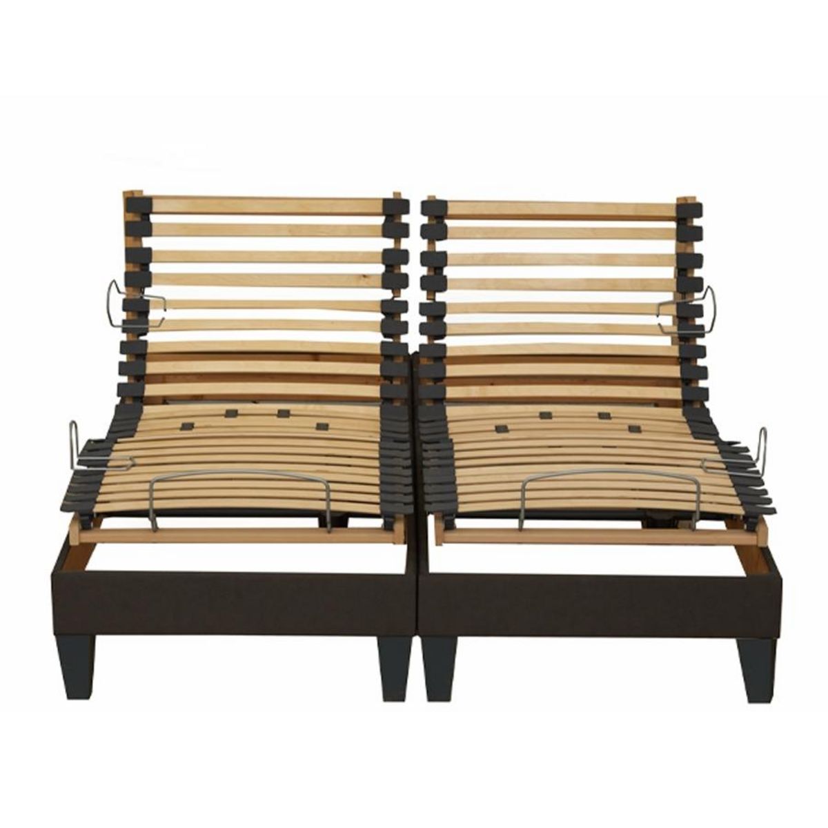 IDLITERIE Lot de 2 sommiers de relaxation électrique VANESSA, confort ajustable