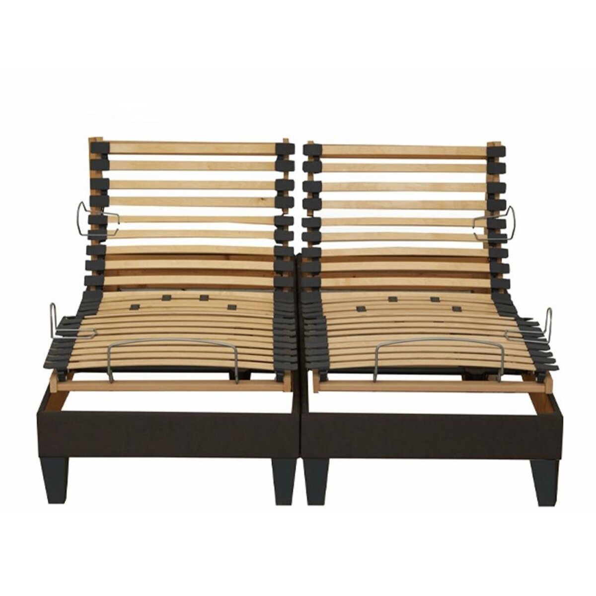 IDLITERIE Lot de 2 sommiers de relaxation électrique VANESSA, confort ajustable