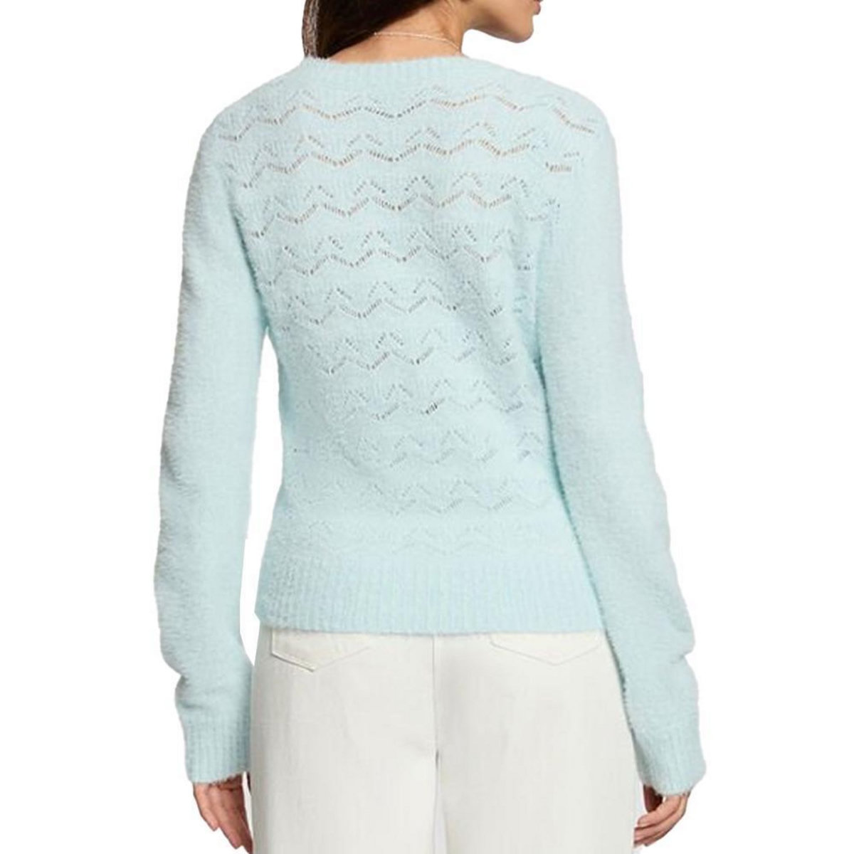 MORGAN Pull Bleu Turquoise Femme Morgan