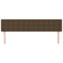 Voir la diapositive 3 : VIDAXL Tetes de lit 2 pcs Marron Fonce 90x5x78/88 cm Tissu