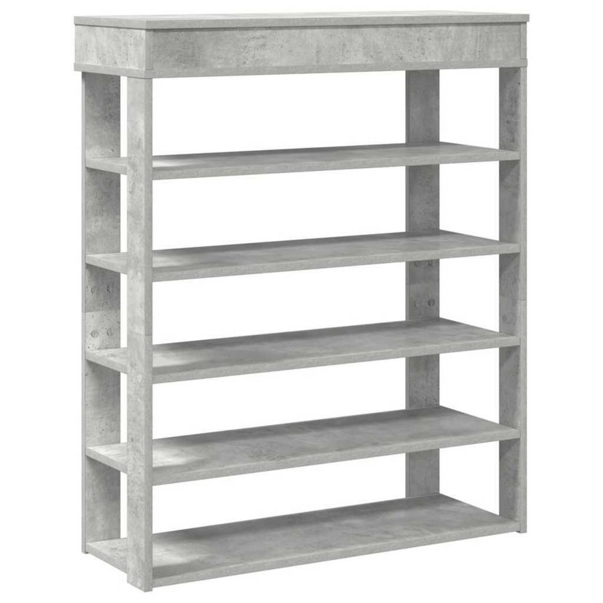 VIDAXL Etagere a chaussures gris beton 80x30x98 cm bois d'ingenierie