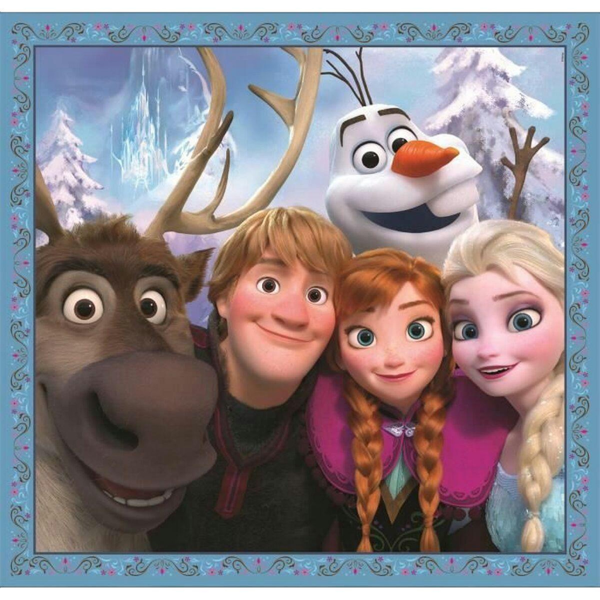 Voir la diapositive 3 : CLEMENTONI Puzzle 3x48 pièces Disney La Reine des Neiges – Puzzle enfant – Clementoni