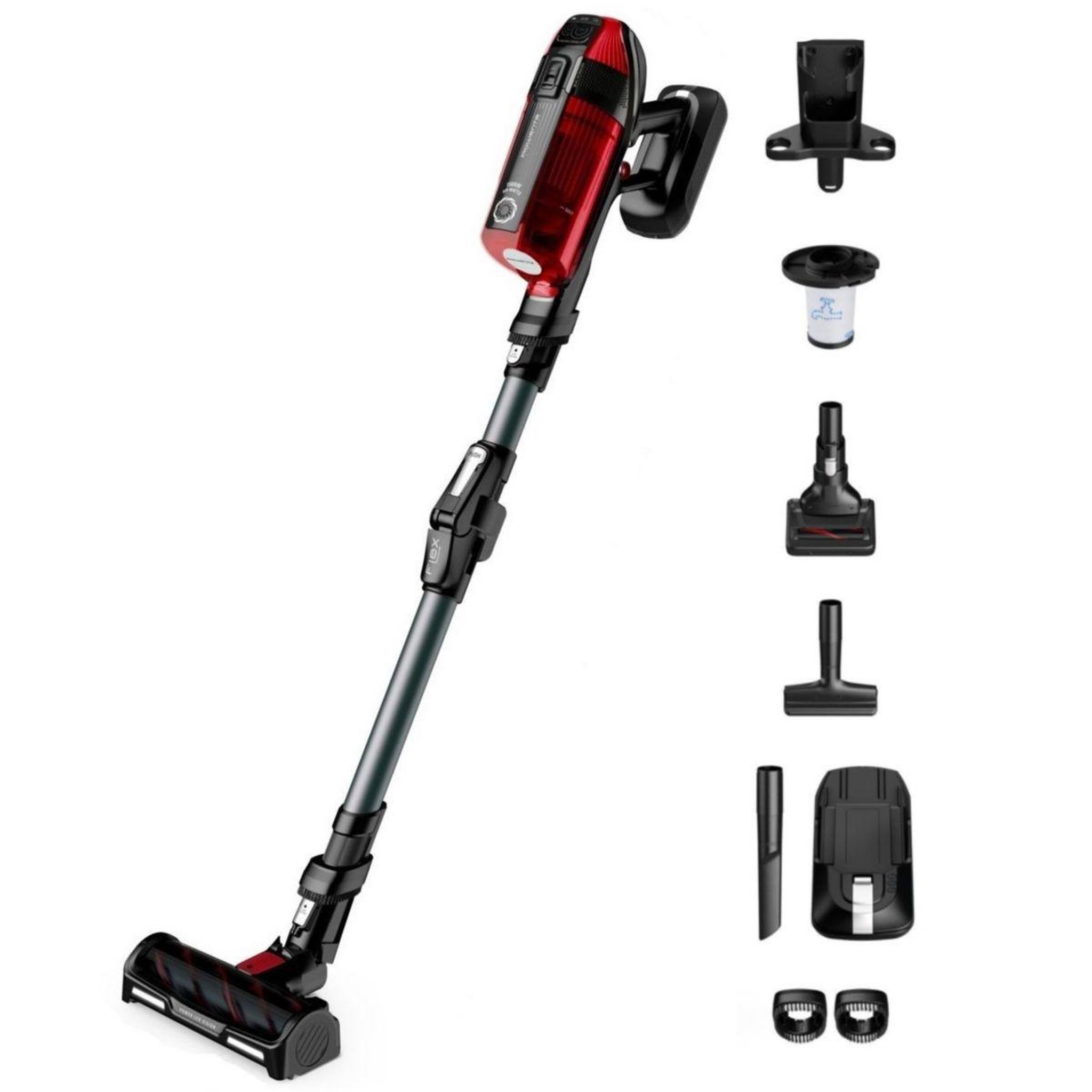 ROWENTA Aspirateur balai x force flex 12.60 animal care rh98a3wo