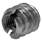 CENTRALE BRICO Lot de 8 manchons à visser acier brut HETTICH, l.10 mm