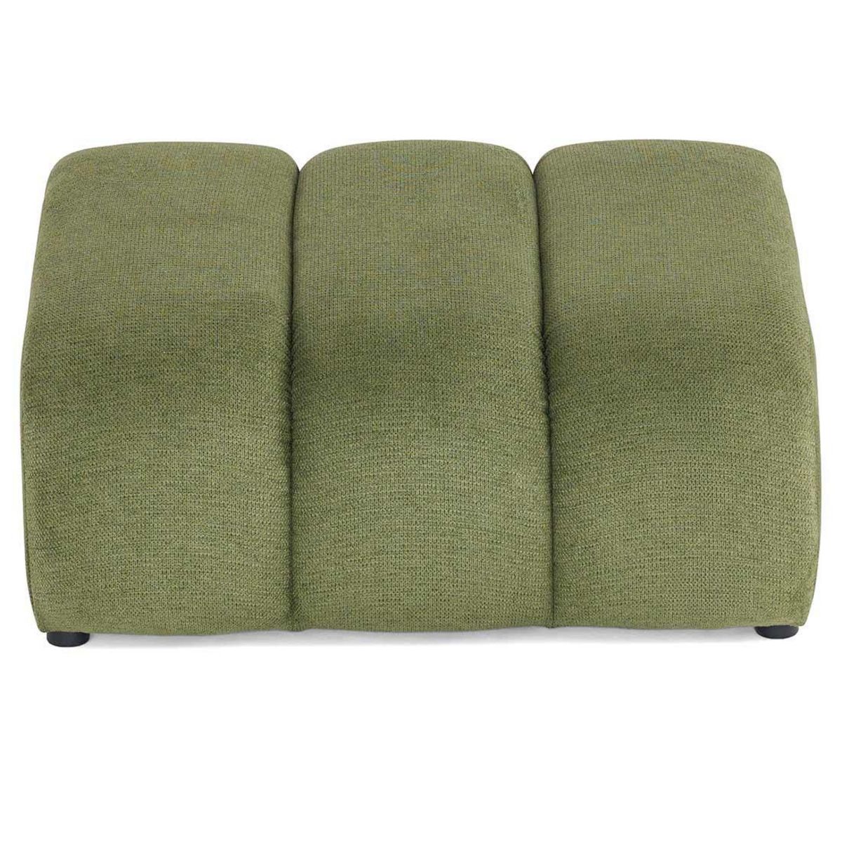 LISA DESIGN Debbie - pouf en tissu texturé