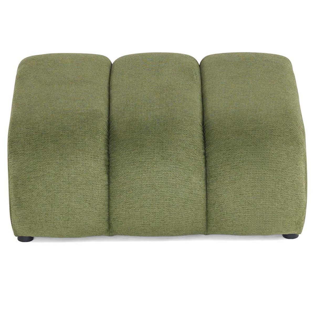 LISA DESIGN Debbie - pouf en tissu texturé