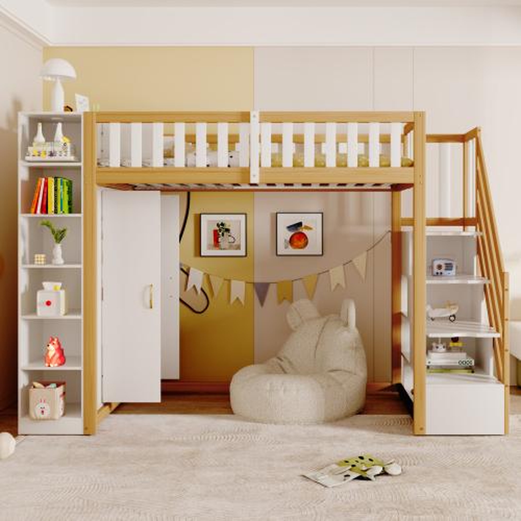 Voir la diapositive 2 : MERAX Lit mezzanine enfant