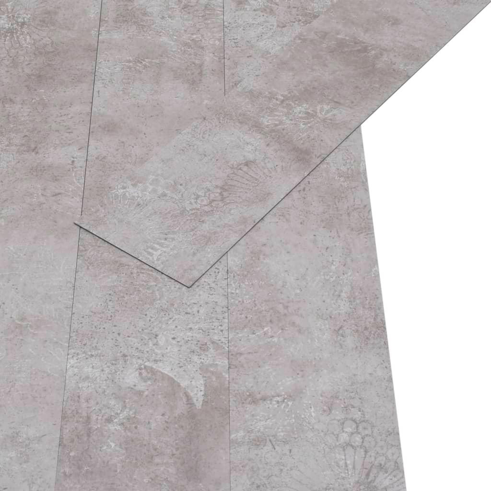 Voir la diapositive 3 : VIDAXL Planches de plancher PVC Non auto-adhesif 5,26m^2 2mm Gris terre