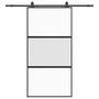 Voir la diapositive 2 : VIDAXL Porte coulissante avec kit de quincaillerie noir 102,5x205 cm