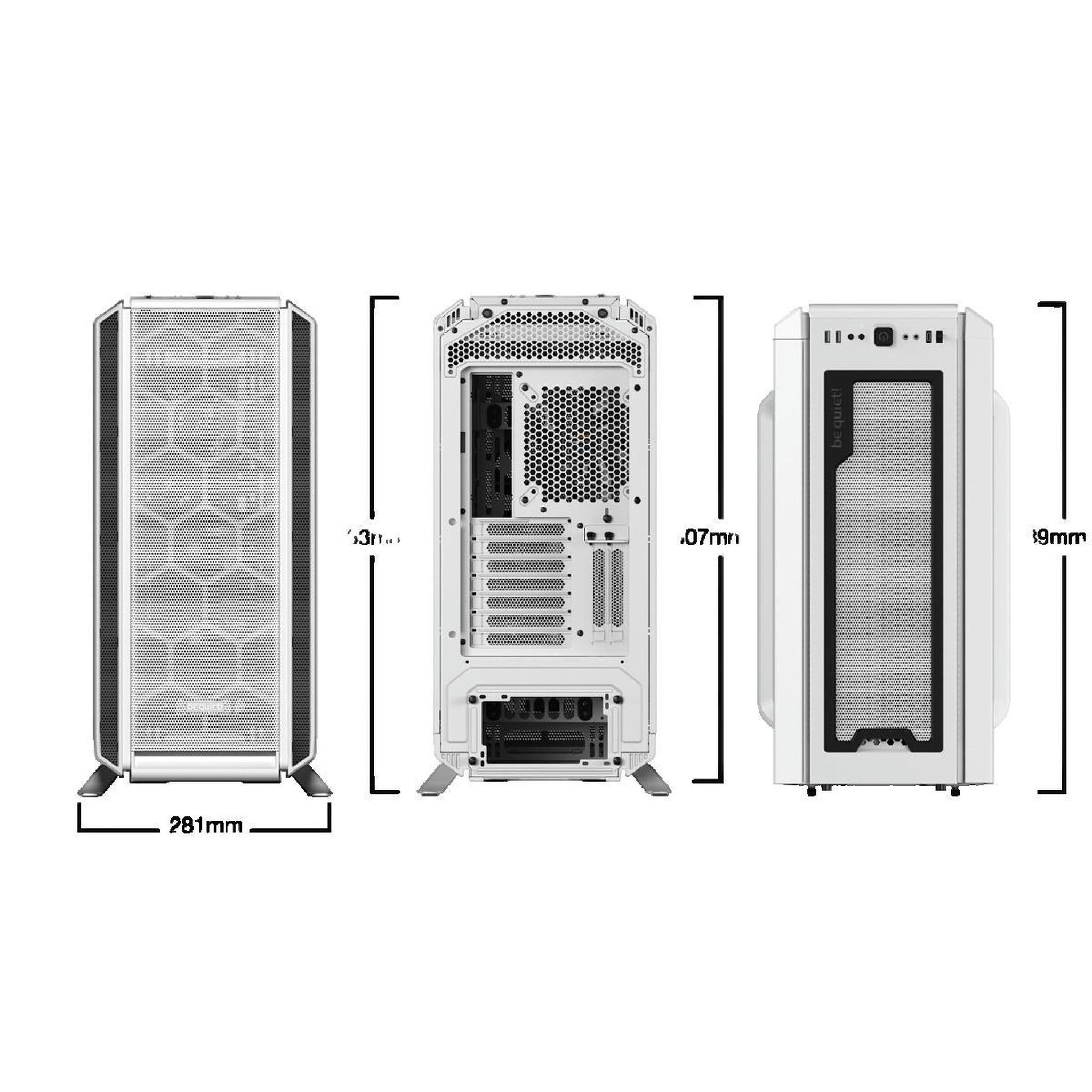 Voir la diapositive 2 : BE QUIET Boîtier PC be quiet! Silent Base 802 White