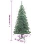 Voir la diapositive 6 : VIDAXL Sapin de Noël artificiel avec neige floquee vert 240 cm