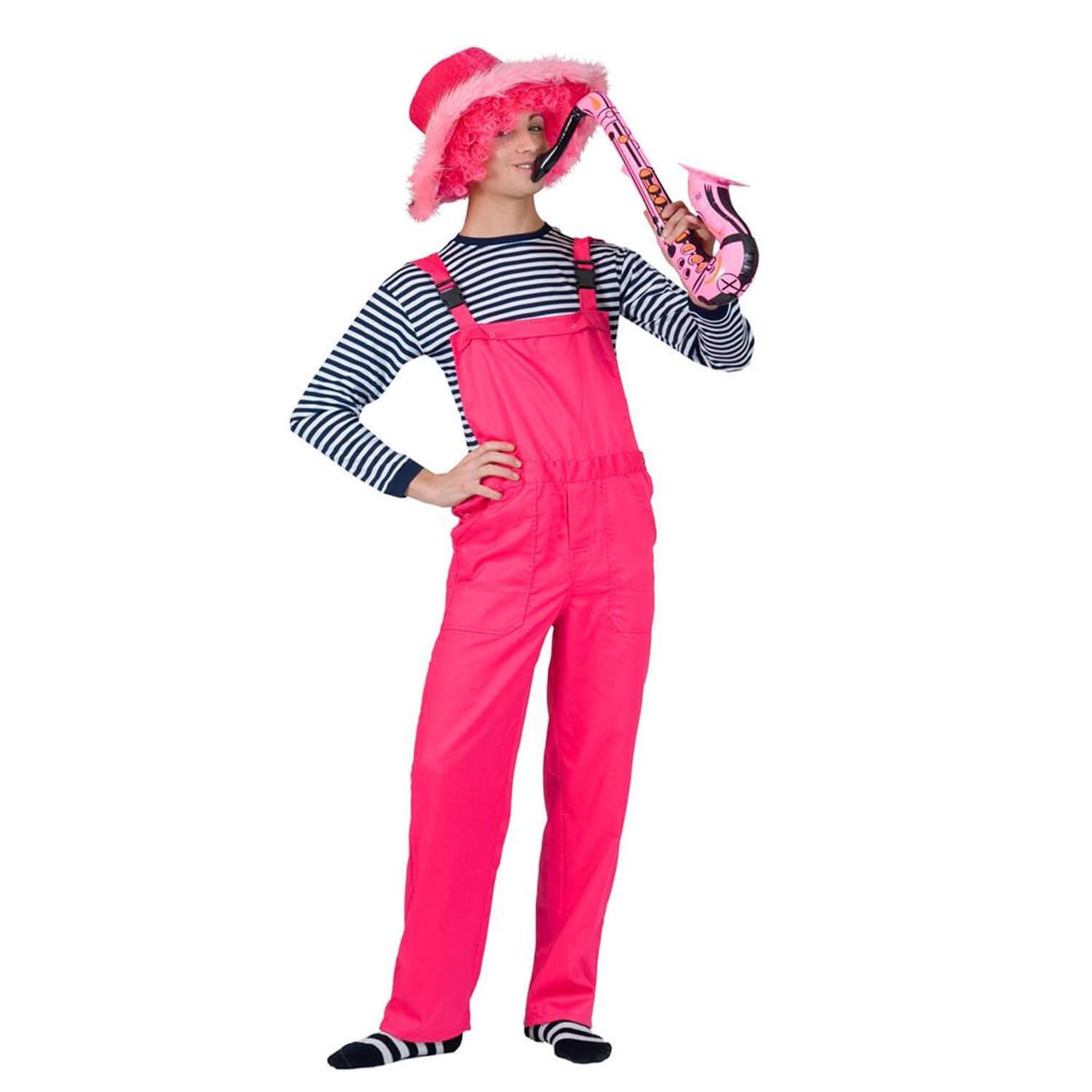 FUNNY FASHION Salopette Rose Fluo - L