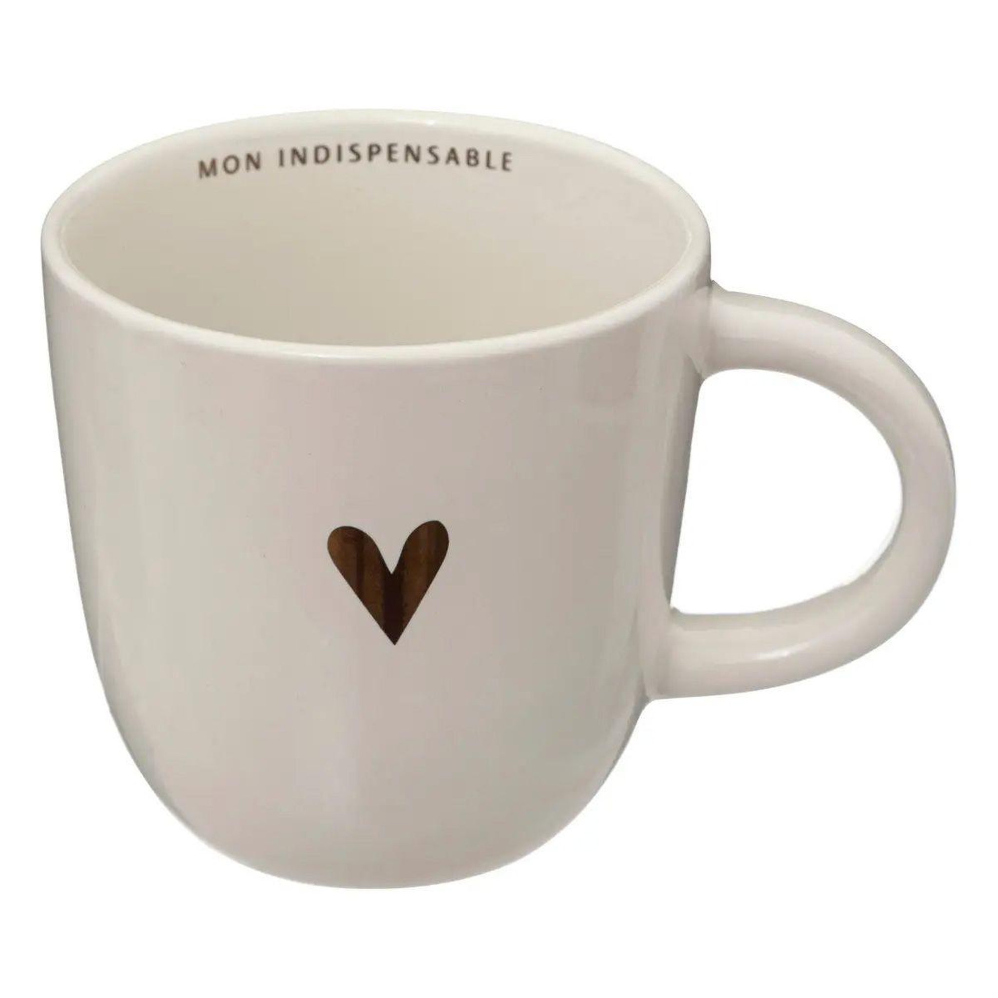 Voir la diapositive 2 : SECRET DE GOURMET Lot de 4 tasses & soucoupes sur rack  the floral  26cm blanc