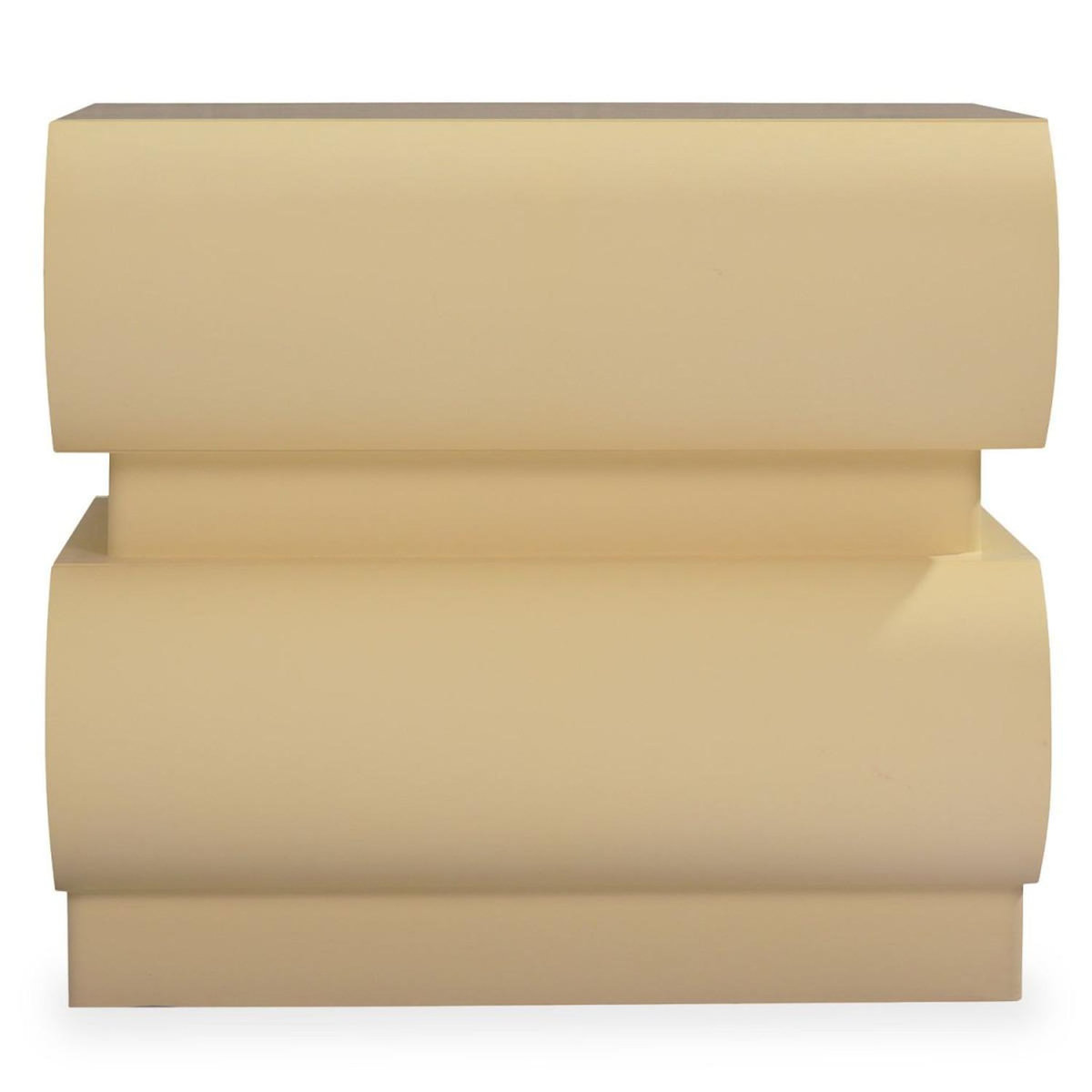 Paris Prix Table de Chevet 2 Tiroirs  Sherazade  45cm Beige