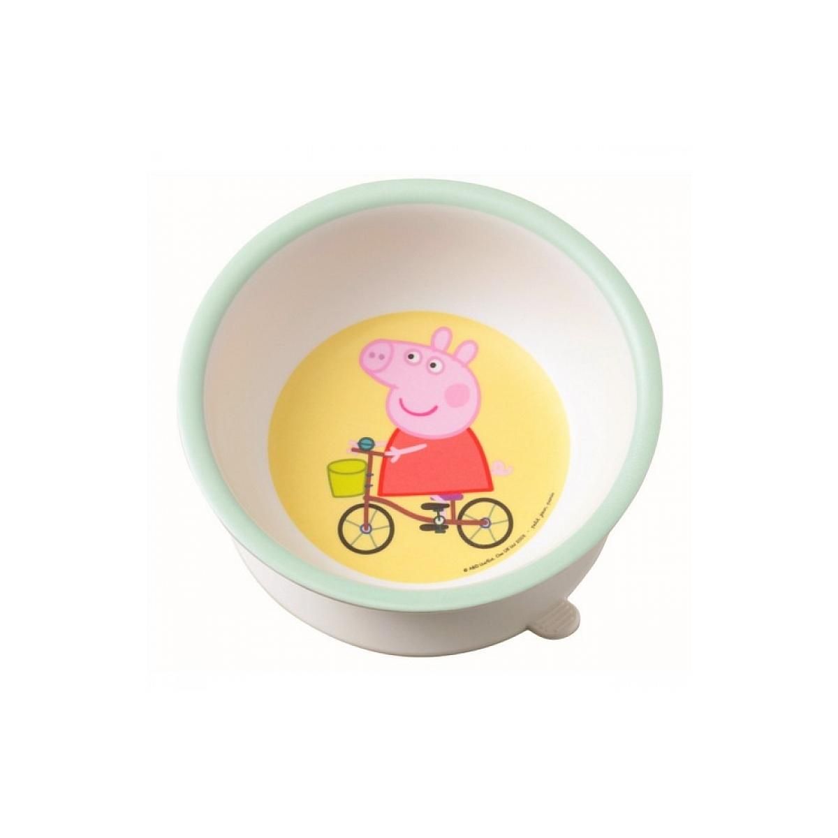 Petit Jour Bol Ventouse et Cuillère Peppa Pig : Apprentissage Autonome pour Bébé