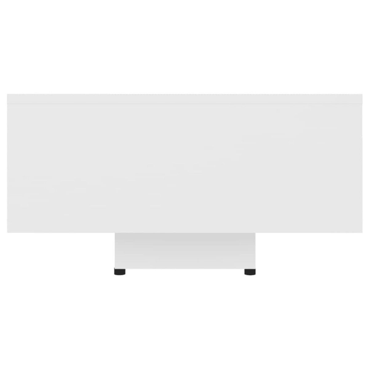 VIDAXL Table basse Blanc 85x55x31 cm Bois d'ingenierie