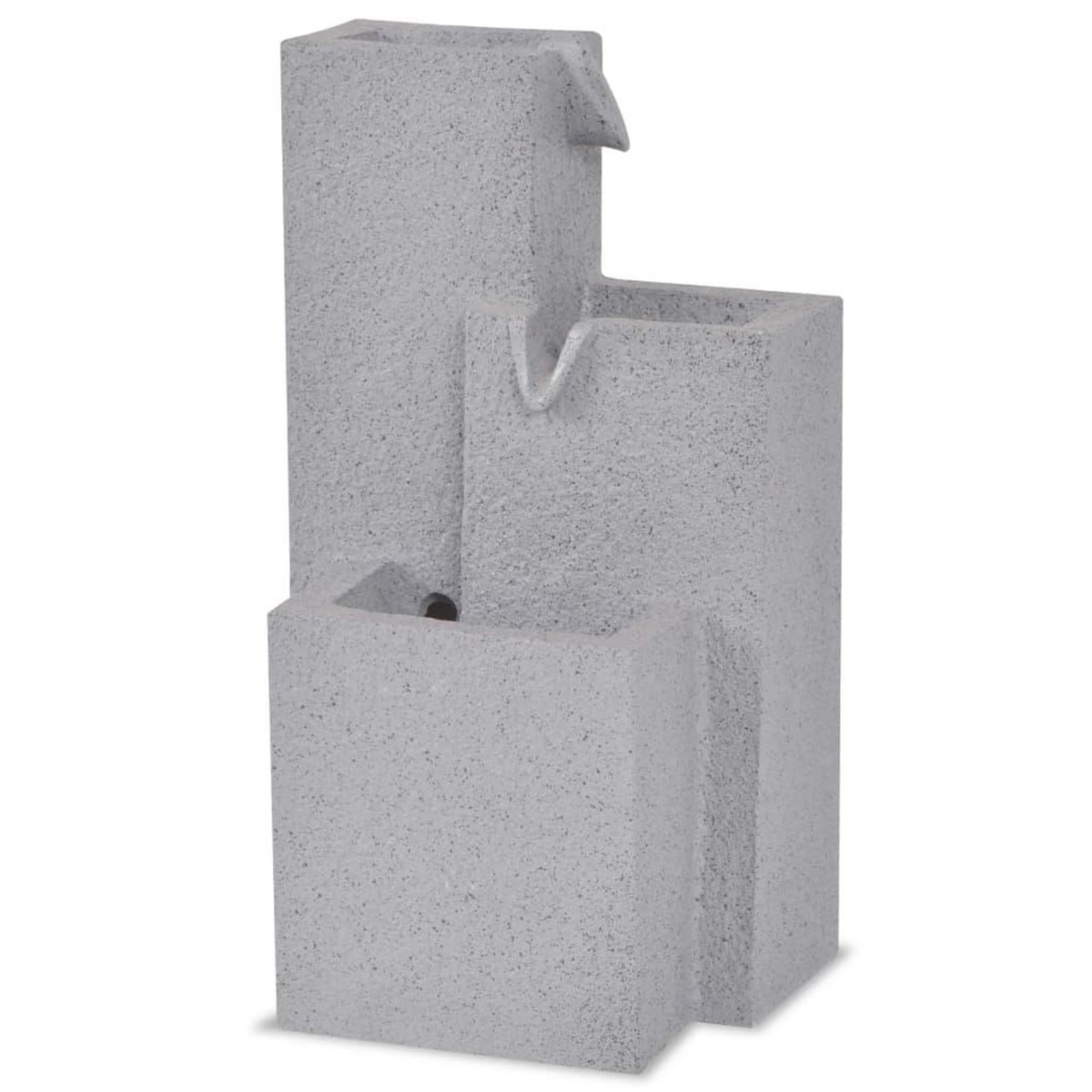 VIDAXL Fontaine d'interieur avec lampe LED Polyresine