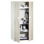 Voir la diapositive 2 : BABY PRICE Armoire chambre bébé 2 portes HAPPY, Hêtre cendré 