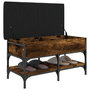 Voir la diapositive 4 : VIDAXL Banc a chaussures chene fume 82x42x45 cm bois d'ingenierie