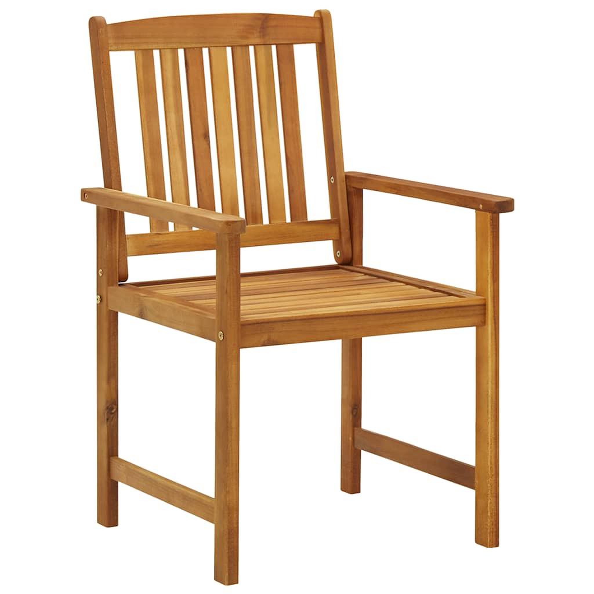 Voir la diapositive 4 : VIDAXL Chaises de jardin avec coussins lot de 2 Bois d'acacia massif