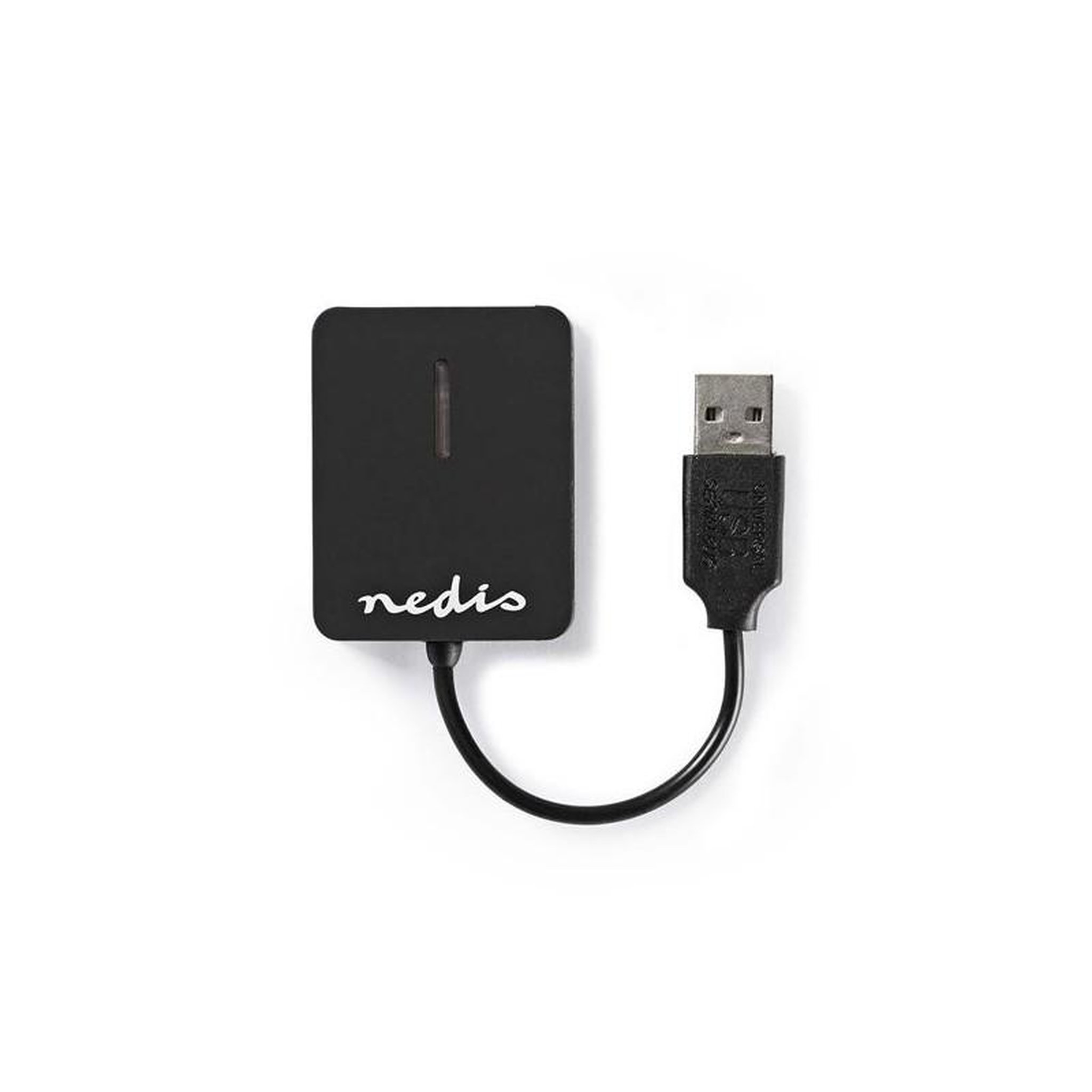 Voir la diapositive 1 : NEDIS Lecteur de carte All-in-One  USB 2.0 NEDIS - CRDRU2300BK