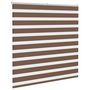 Voir la diapositive 3 : VIDAXL Store zebre marron 140x150cm largeur du tissu 135,9cm polyester