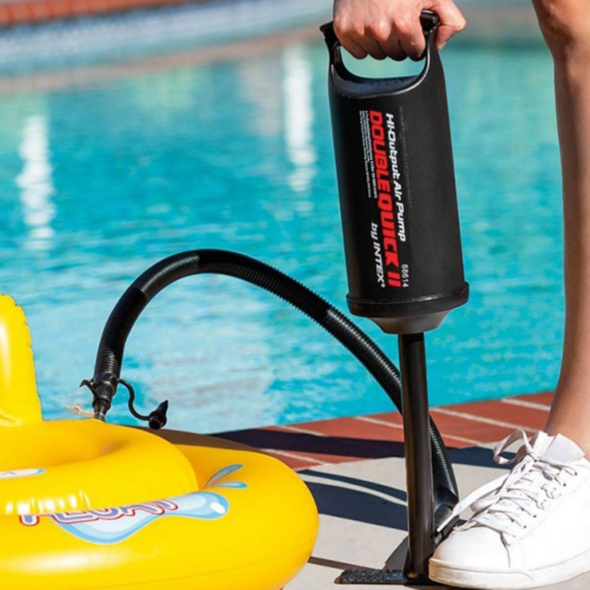 INTEX Gonfleur double action Intex 29 cm – Gonflage rapide et facile