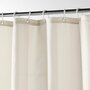 Voir la diapositive 2 : Paris Prix Rideau de Douche Uni  Yaline  180x200cm Naturel