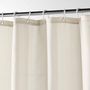 Voir la diapositive 2 : Paris Prix Rideau de Douche Uni  Yaline  180x200cm Naturel