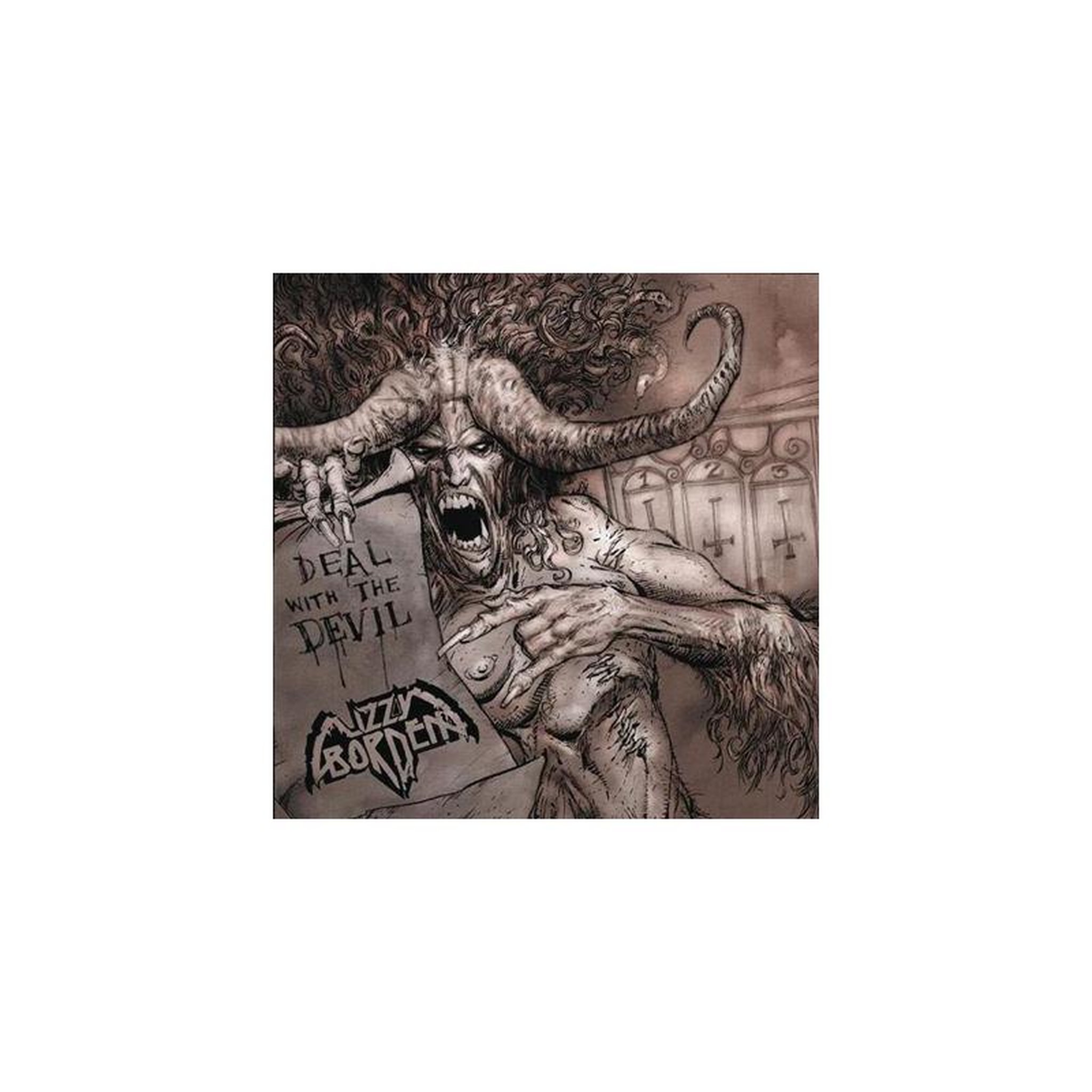 Lp vinyle 30 cm fuzzy horror – deal with the devil (reissue) metal heavy metal