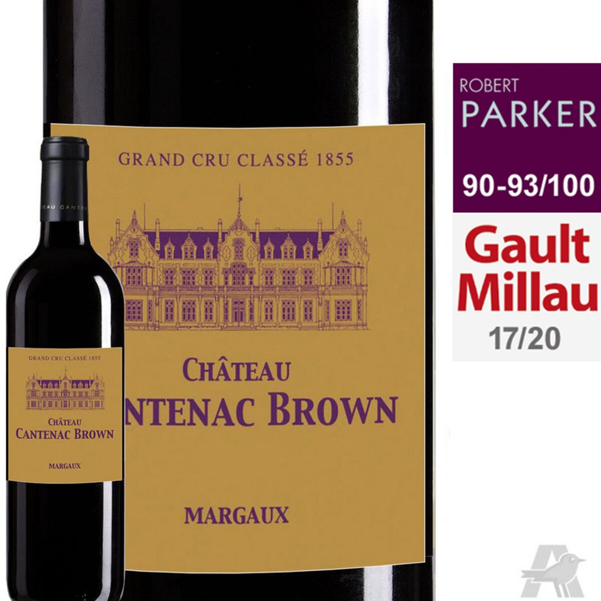 Château Cantenac Brown Margaux Rouge 2012
