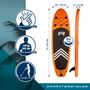 Voir la diapositive 3 : ROHE Stand Up Paddle gonflable HAVANE2 ROHE 9' (274cm) 30'' (76cm) 5'' (13cm) avec Pompe, Pagaie, Dérive, Leash et Sac de transport