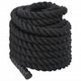 Voir la diapositive 5 : VIDAXL Corde de combat noir 12 m 9 kg polyester