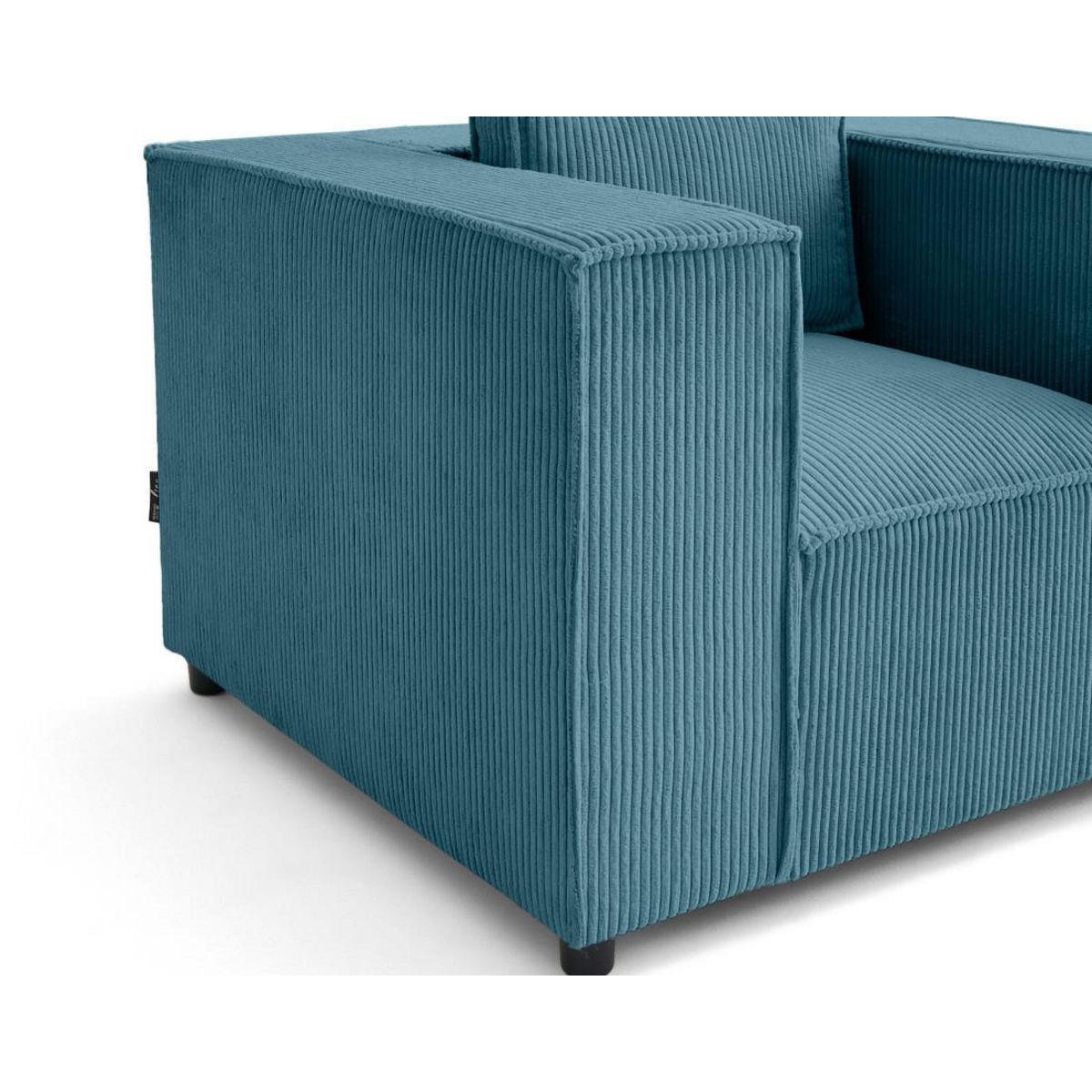 LISA DESIGN Stella - fauteuil en velours côtelé