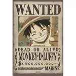 Poster One Piece - Wanted Luffy New 2