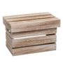 Voir la diapositive 3 : FIVE Lot de 3 Boîtes de Rangement  Warm  38cm Naturel