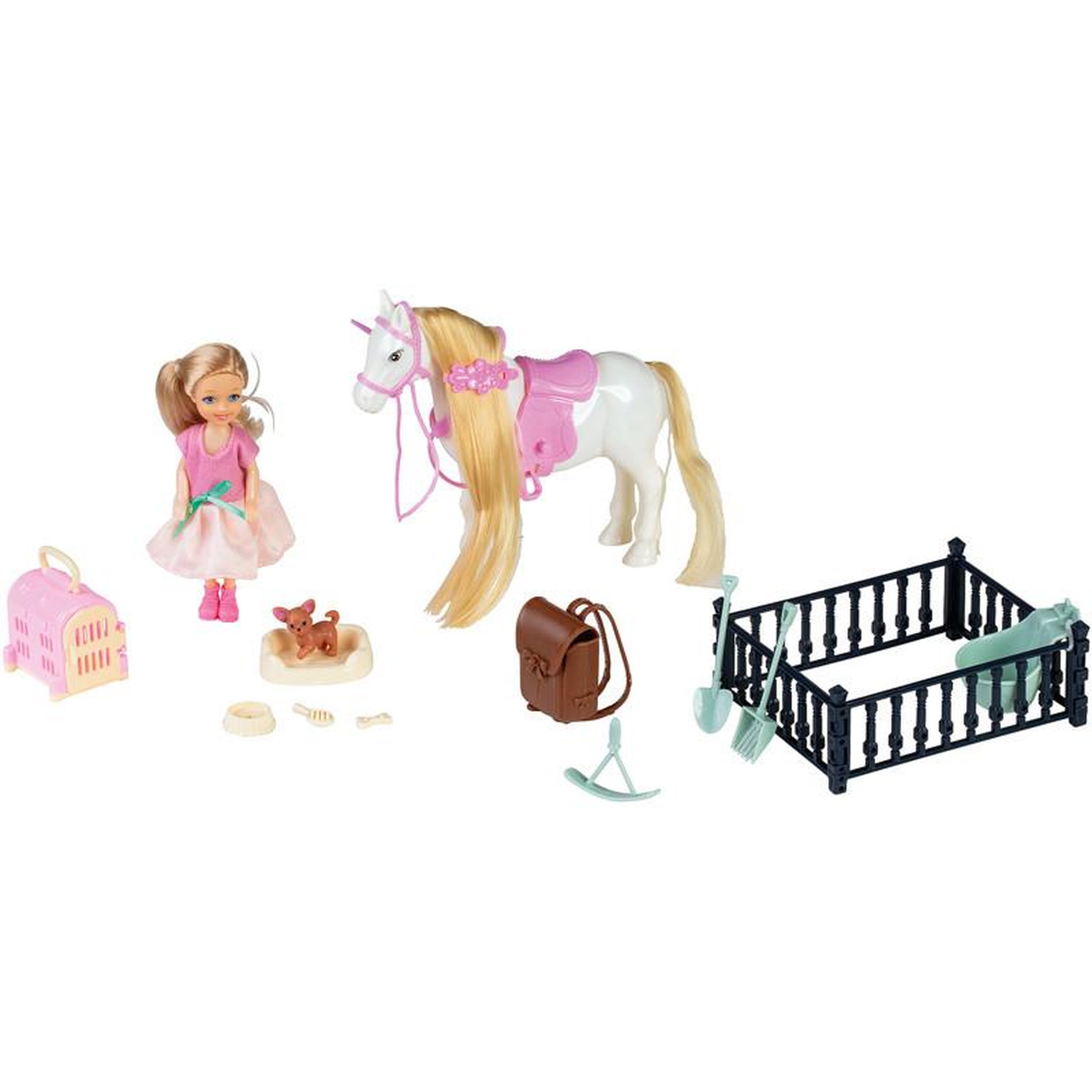 Voir la diapositive 2 : POUPEE ET SON CHEVAL ABC 728072