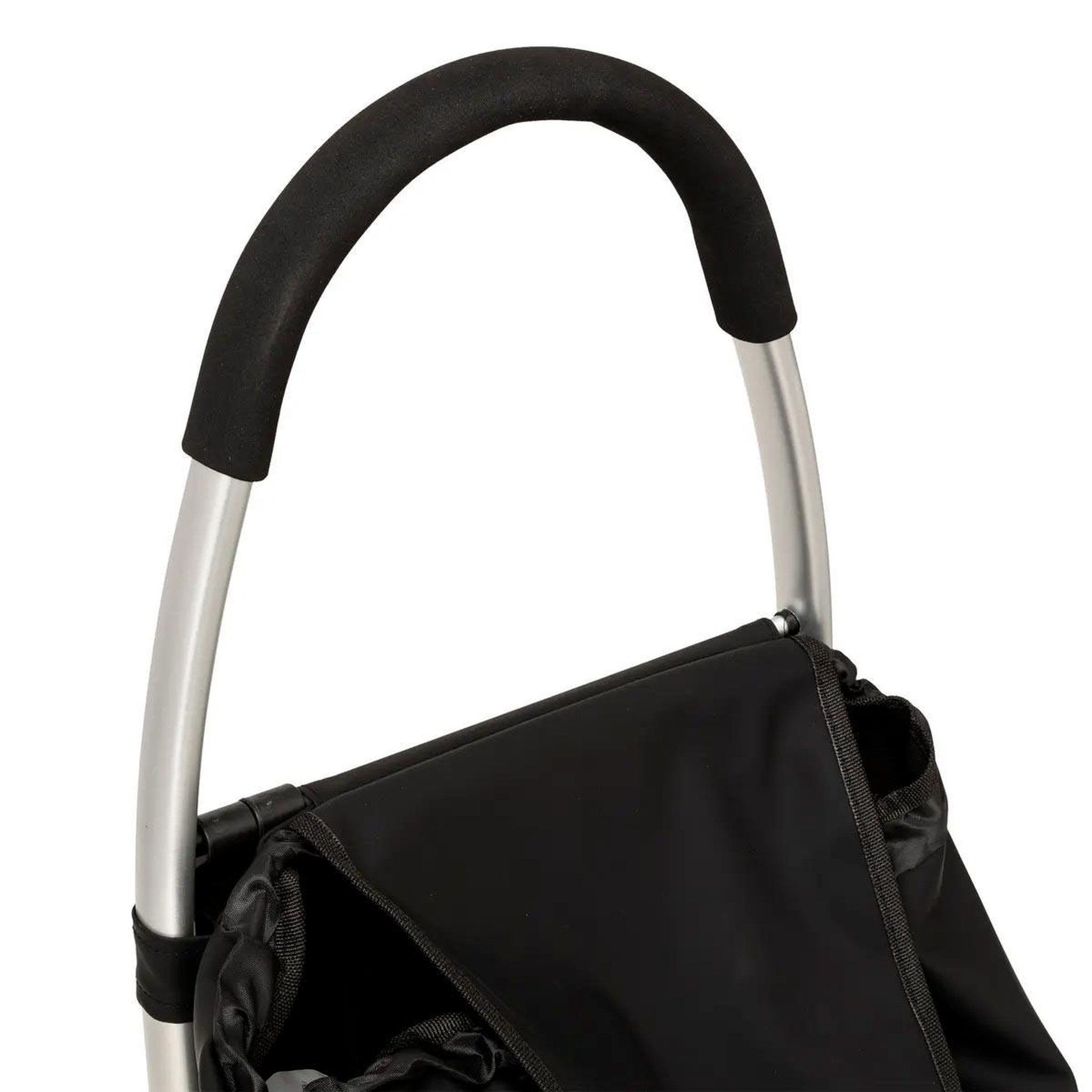 Voir la diapositive 2 : FIVE Chariot de Marché Pliable  Tout Terrain  46L Noir