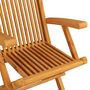 Voir la diapositive 5 : VIDAXL Chaises de jardin avec coussins gris lot de 2 Bois teck massif