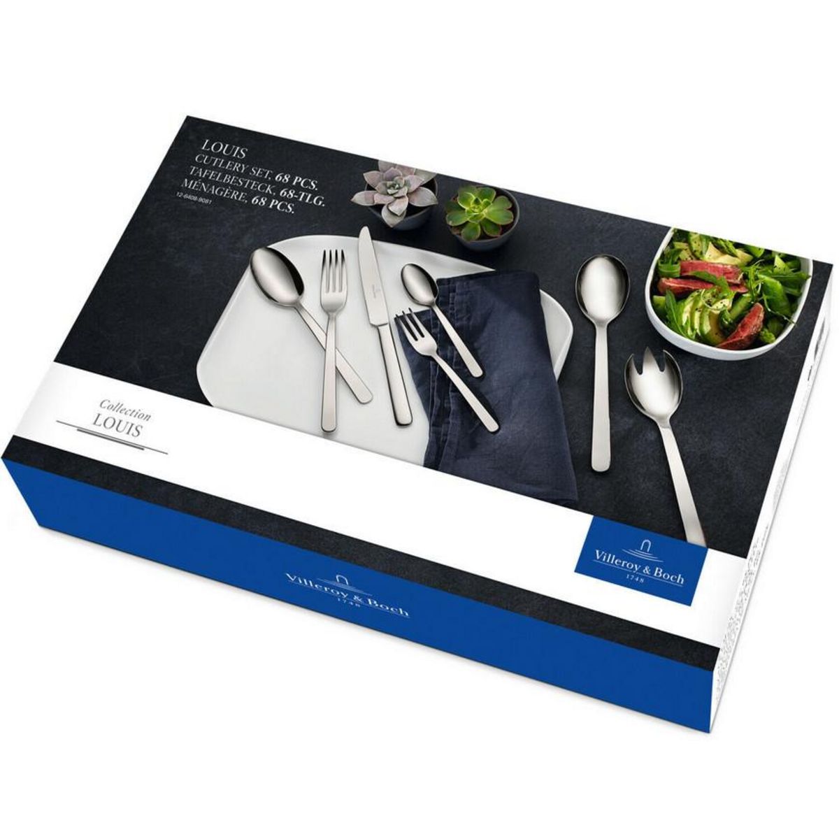 VILLEROY & BOCH Ménagère 68 pièces inox - 12-6408-9081