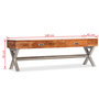 Voir la diapositive 6 : VIDAXL Meuble TV avec tiroirs bois d'acacia massif 140 cm