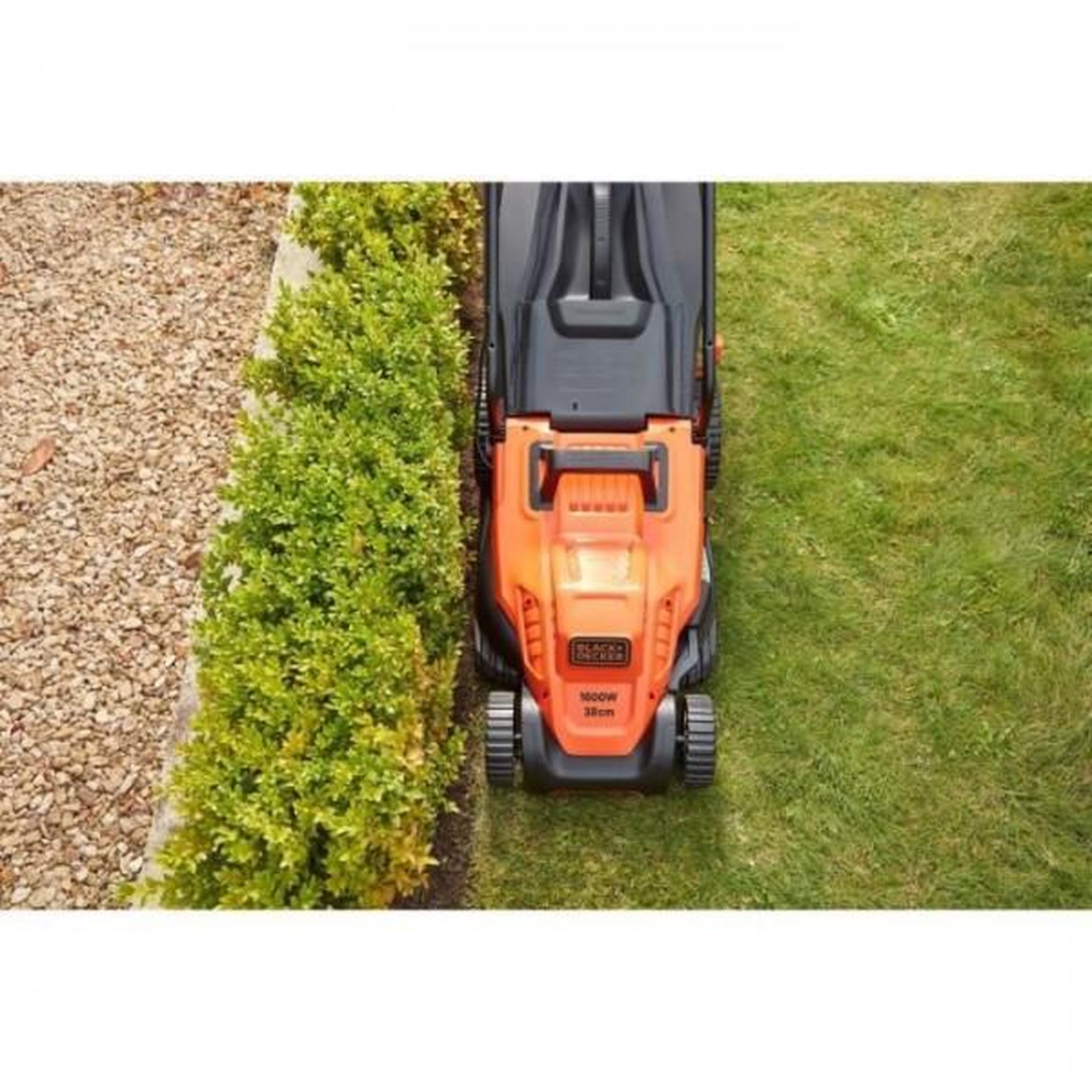 Voir la diapositive 5 : Black et Decker Tondeuse a Gazon   Filaire BLACK+DECKER BEMW471BH-QS 1600W 38 cm - 6 Hauteurs Réglables