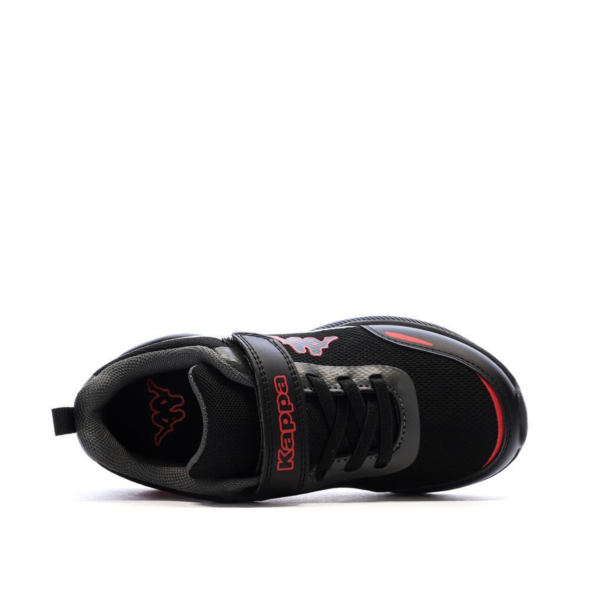 Voir la diapositive 4 : KAPPA Baskets Noir/Rouge Garçon Kappa Logo Pylos123