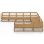 Voir la diapositive 3 : VIDAXL Salon de jardin 10 pcs bois de pin massif