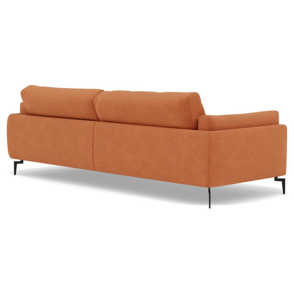 LISA DESIGN Carlos - canapé d'angle droit 4 places ultra moelleux en tissu texturé