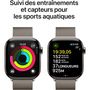 Voir la diapositive 4 : APPLE Montre connectée Serie 10 42mm Titane Naturel Loop Cell