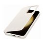 Voir la diapositive 3 : Samsung Etui S23 Smart View porte-carte Creme