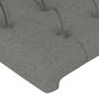 Voir la diapositive 4 : VIDAXL Tetes de lit 4 pcs Gris fonce 72x7x78/88 cm Tissu