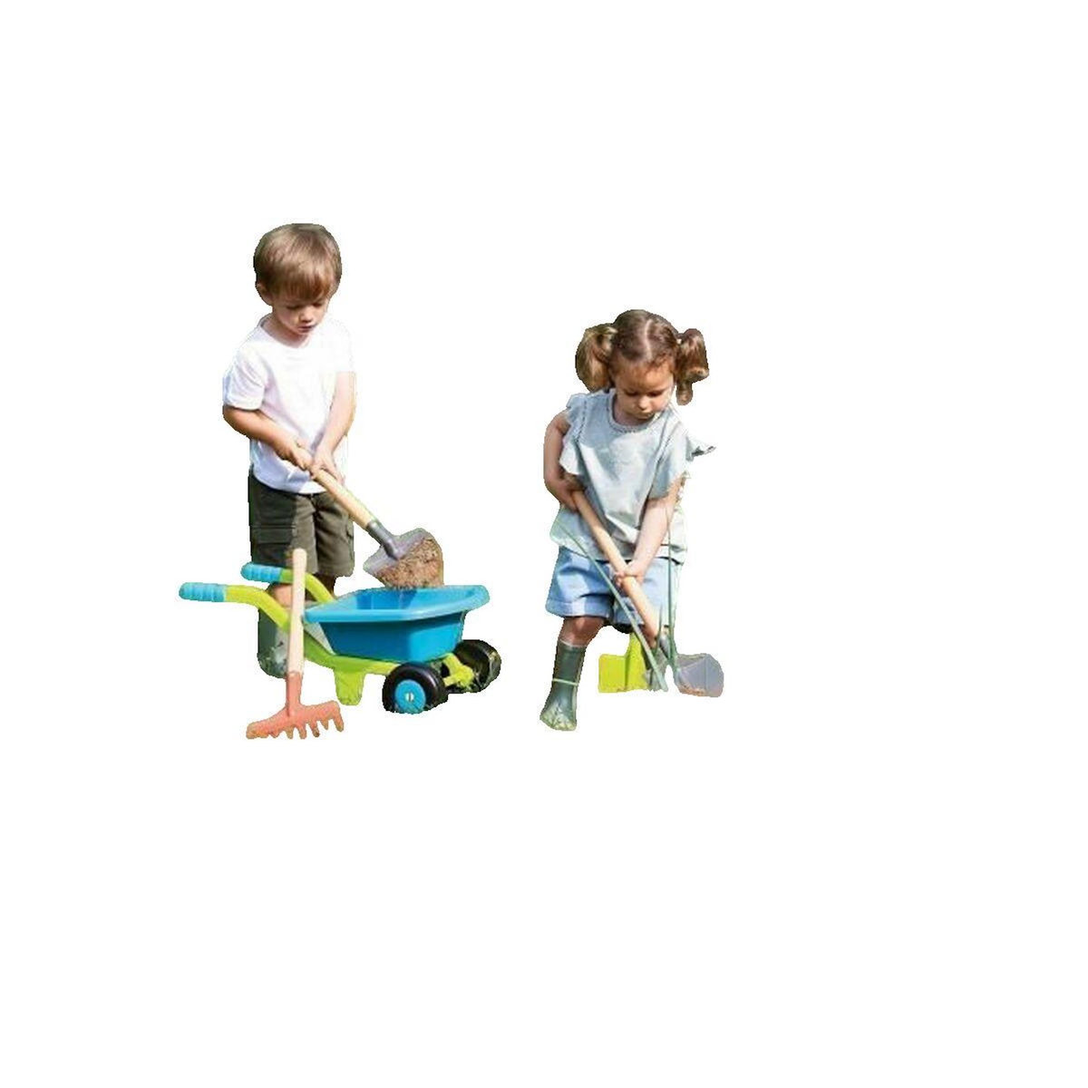 Ecoiffier Jouet Ecoiffier Brouette garnie deluxe colorée