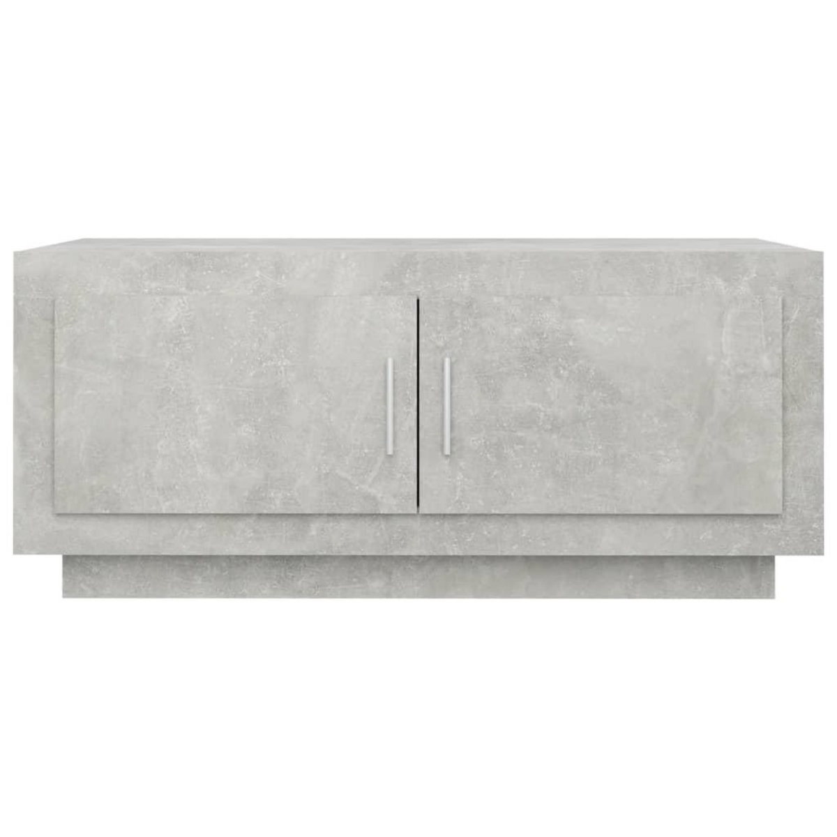 VIDAXL Table basse gris beton 102x50x45 cm bois d'ingenierie